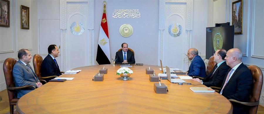El-Sisi reviews renewable energy, infrastructure projects


